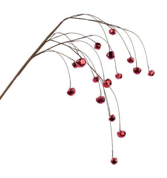 Jingle Bell Hanging Spray - Shiny Red