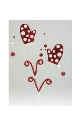 29" Glitter Mittens Curl Spray