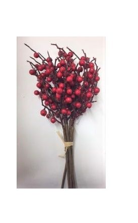 14" Berry Spray RED