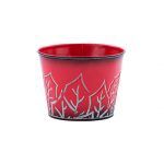 6.5" Red Holly Potcover