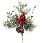 Red Berry Frosted Spray