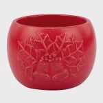 Large Holly Berry Red/Gld Plntr