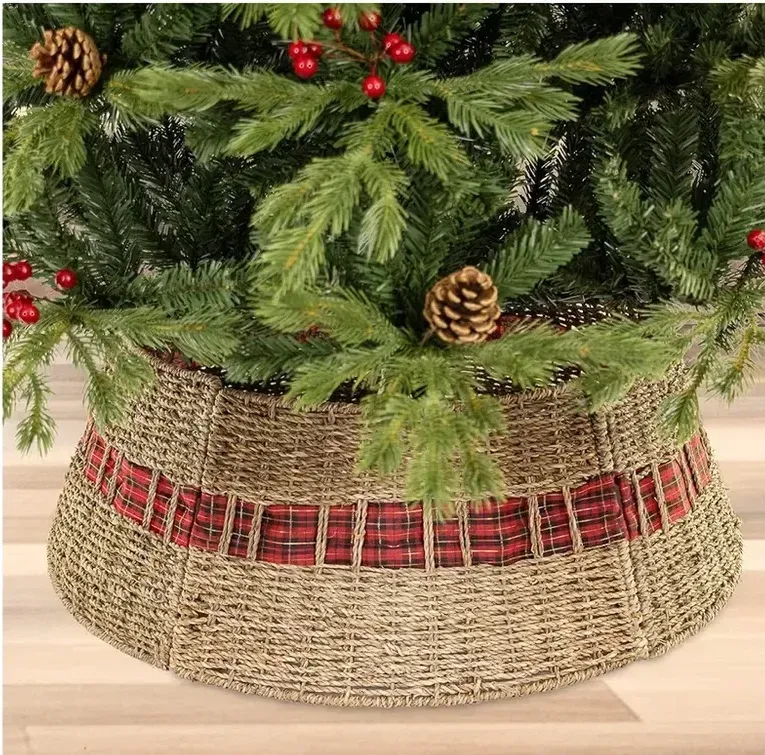 Plaid Christmas Tree Collar