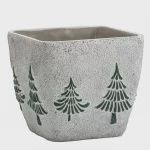 Large Pine Tree Square Plntr