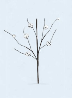 31"L Matte White Jingle Bell