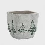 Small Square Pine Tree Plntr