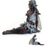 Sitting Fairy with Bird