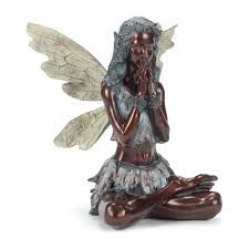 Bronze Praying Angel