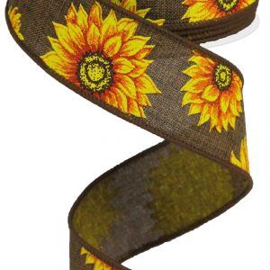 Multi Sunflower Royal Burlap #9x100ft