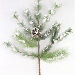 24" Snowdrop Vienna Pine/Cone
