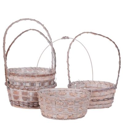 Round White Wash FRN&amp;GRS 10"