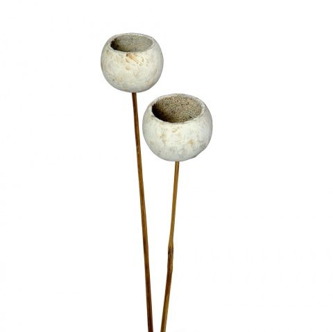 22" Bell Cup Pick - White