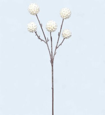 Ice Ivory Glitter Berry Ball Spray