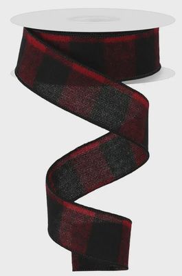 Fuzzy Large Buffalo Plaid 1.5"x100 ft
