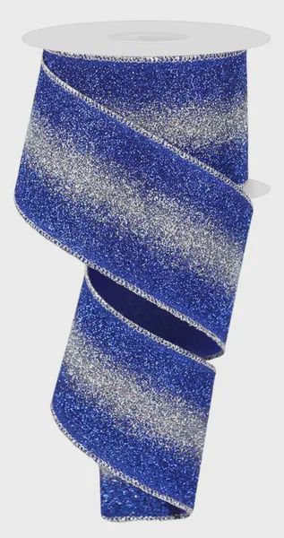 Gradient Glitter Royal Blue 2.5"x100ft