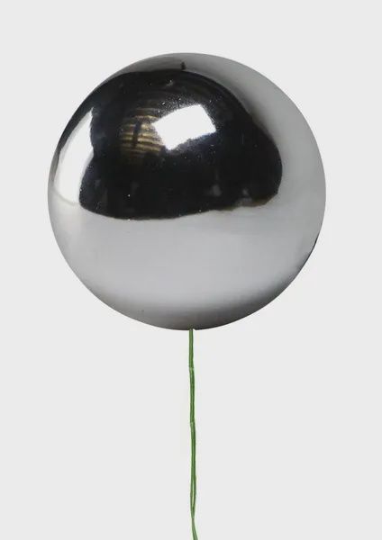 Ball On 10" Wire - Silver  (box of 144)