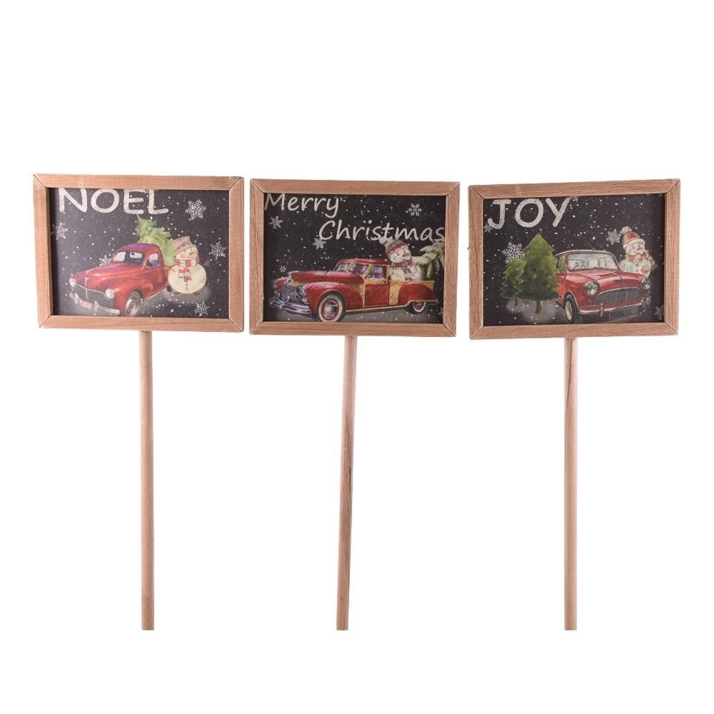 S/3 Sign on a Stick - 3 Asst