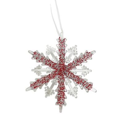 Acrylic Jewel Snowflake Ornament