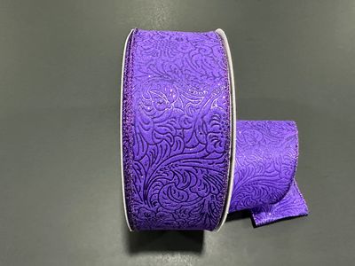 Purple Embossed 2.5"x50yd