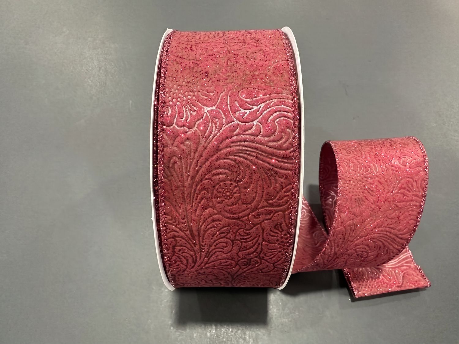 Burgundy Embossed 2.5"x50yd