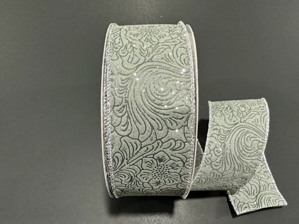 Silver Embossed 2.5"x50yd