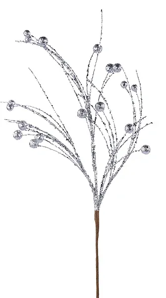 32"L Glitter/Sequin Berry/Fishline Spray