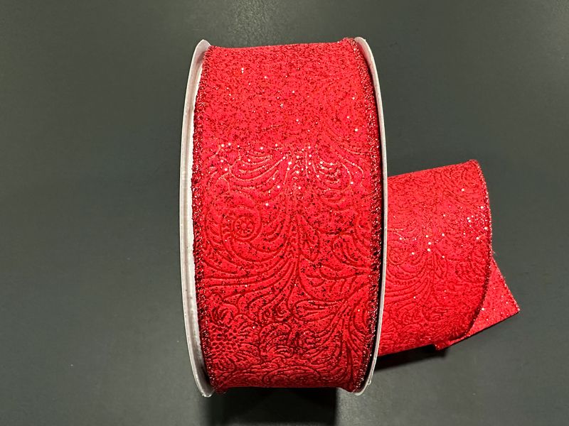 Red Embossed 2.5"x50yd
