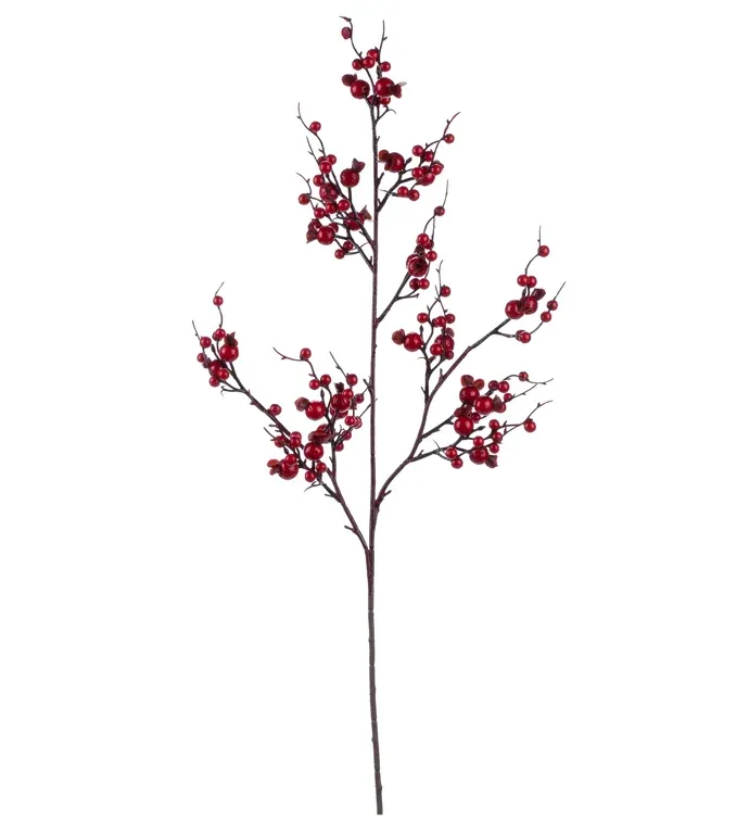 Red Berry Twig Spray