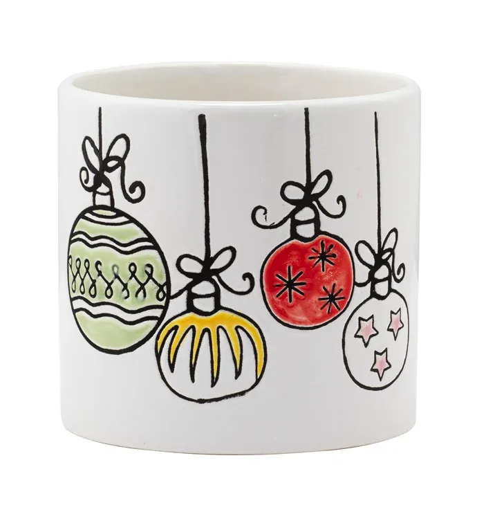 Christmas Ornament Planter