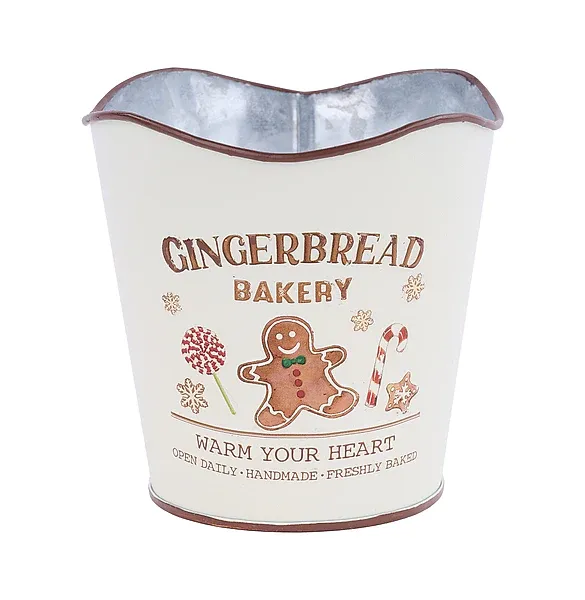 Round Gingerbread Pot