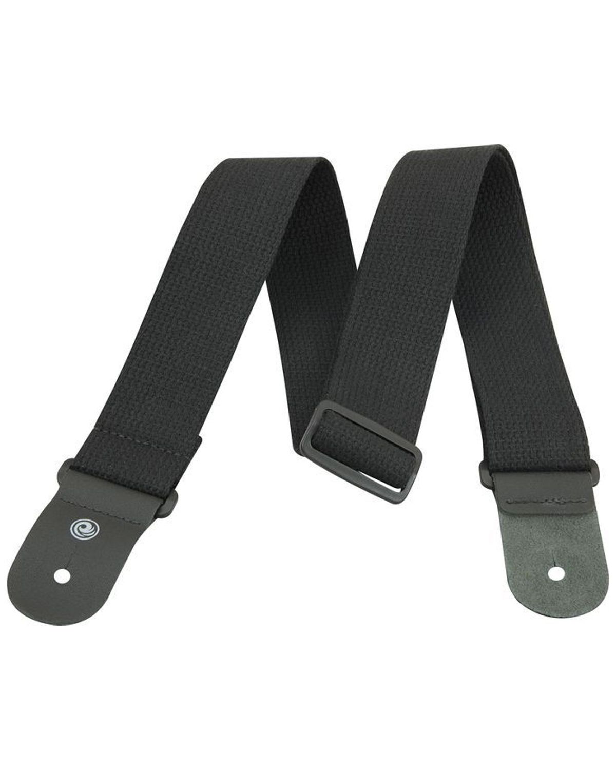 D&#39;Addario Cotton Guitar Strap, Black