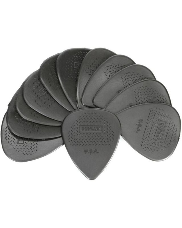 Dunlop 449P1.0 Nylon Max-Grip Standard 1.0mm Guitar Picks 12-Pack