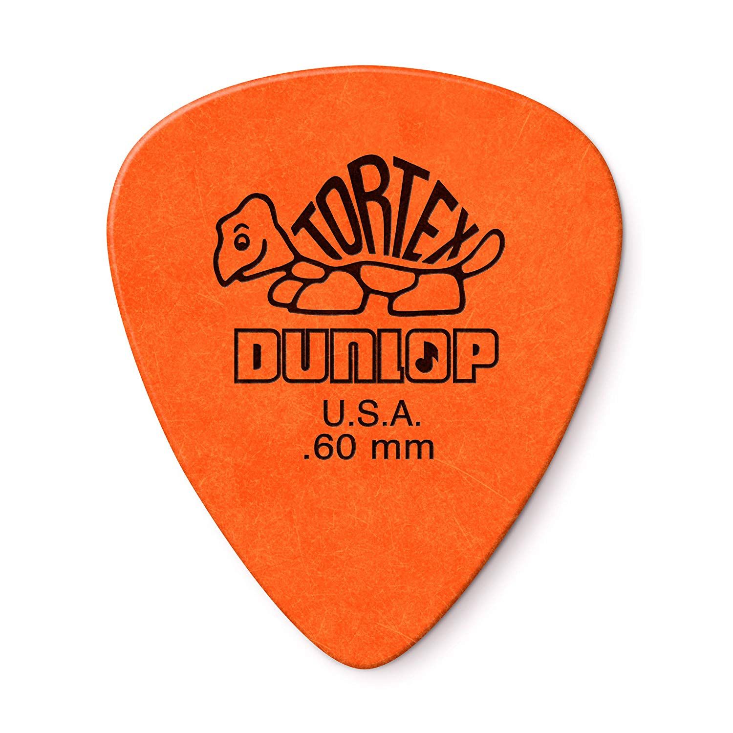 Dunlop 418P.60 Tortex Standard .60mm Orange Guitar Picks 12-Pack