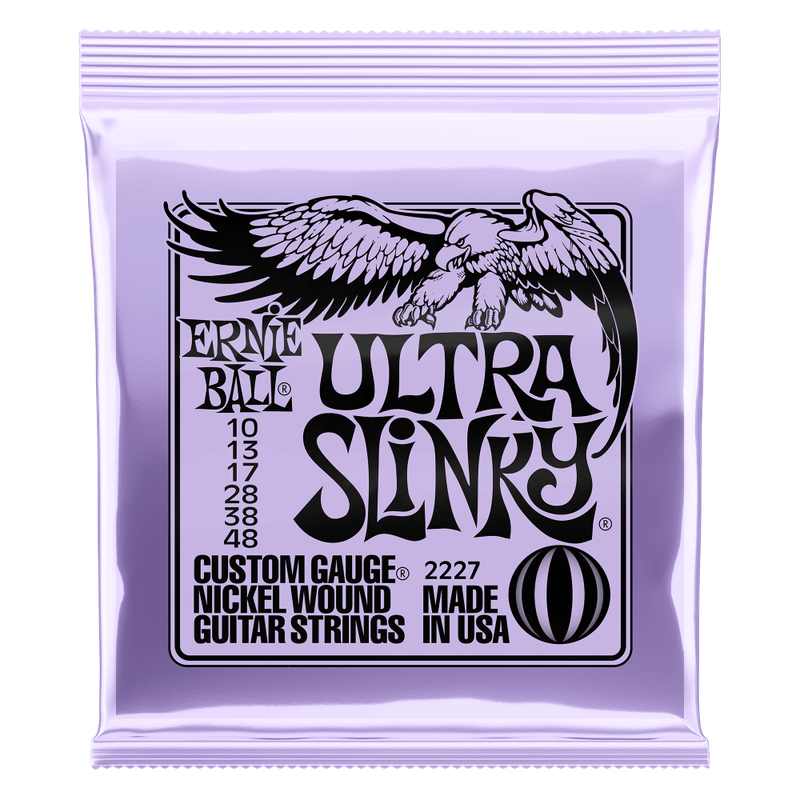 Ernie Ball 2227 Ultra Slinky Nickel Wound Electric Guitar Strings - .010-.048