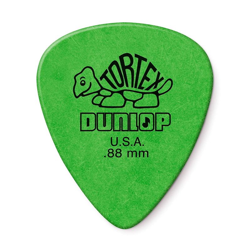 Dunlop 418P.88 Tortex Standard .88mm Green Guitar Picks 12-Pack
