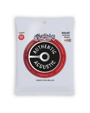 Martin Authentic Acoustic Lifespan 2.0 Treated Guitar Strings MA540T - 92/8 Phosphor Bronze Light