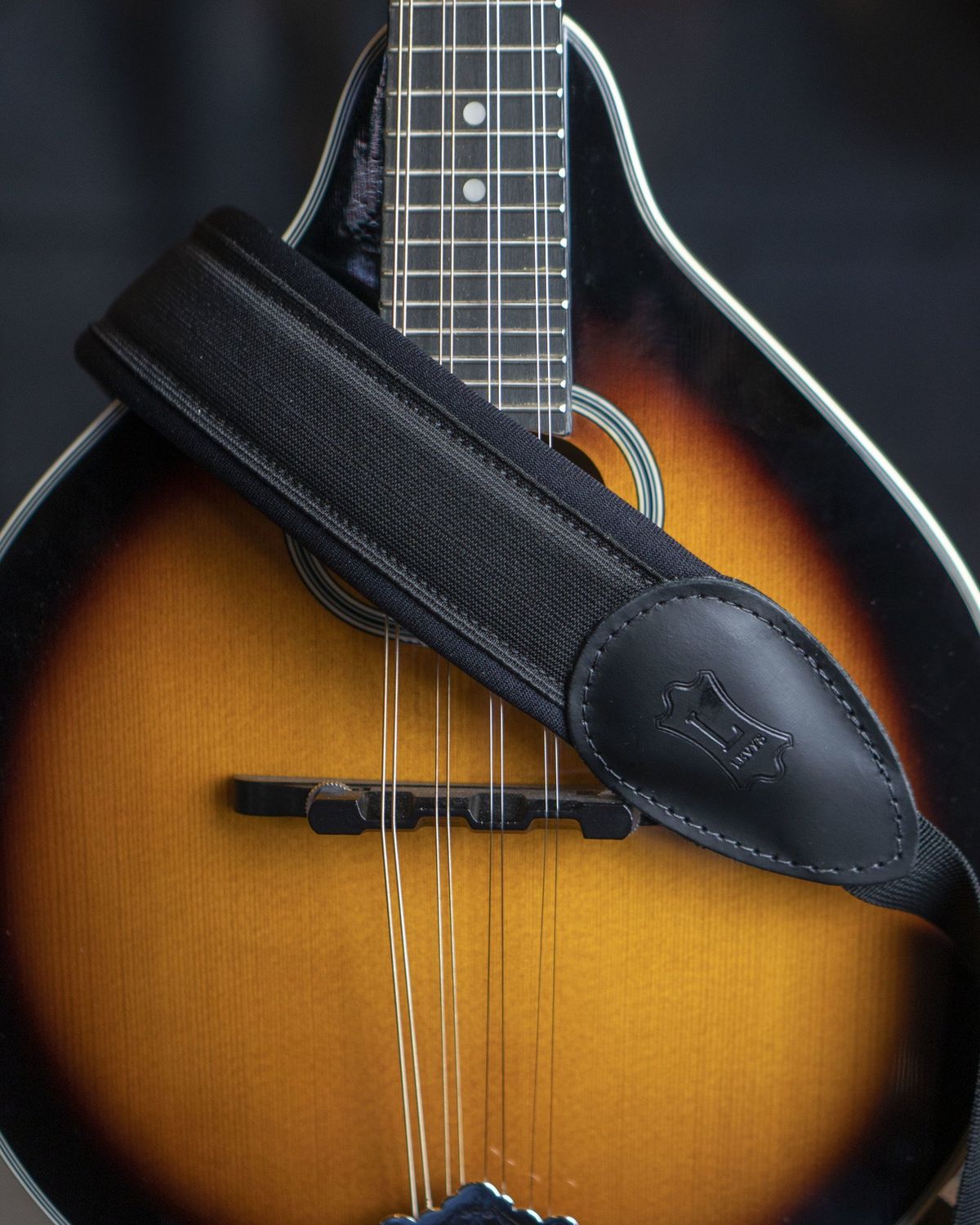 Levy&#39;s M27NP-BLK 2 in&quot; Neoprene Padded Saxophone Strap