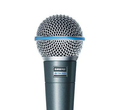 Shure BETA 58A Supercardioid Dynamic Vocal Microphone