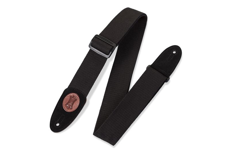 Levy's MSSC8-BLK 2 in" Signature Series Cotton Guitar Strap