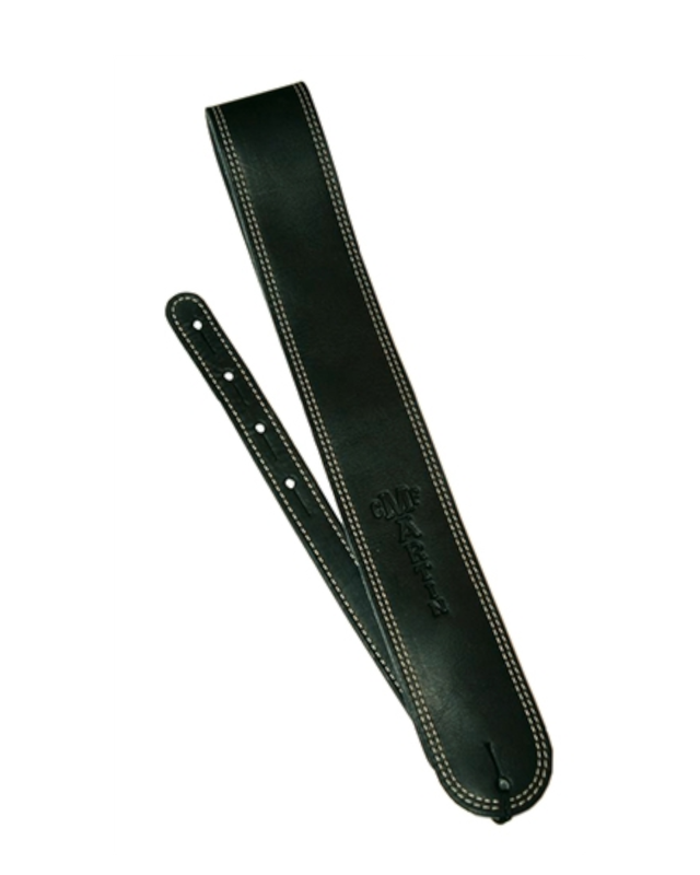 Martin &quot;Ball Glove&quot; Premium Leather Guitar Strap 18A0013 Black