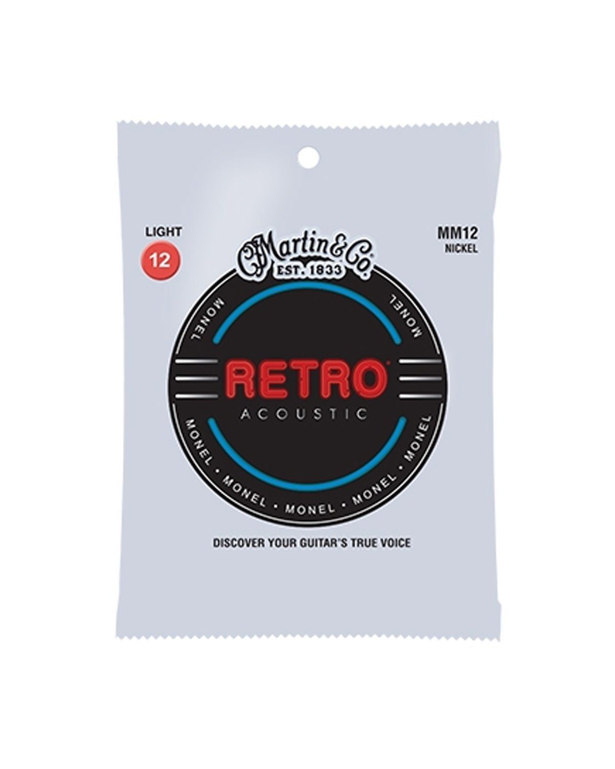Martin MM12 Retro Acoustic Guitar Strings - .012-.054 Light