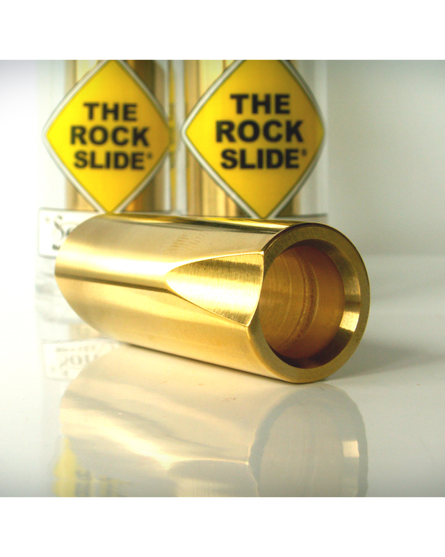 The Rock Slide Polished Brass Slide - Large