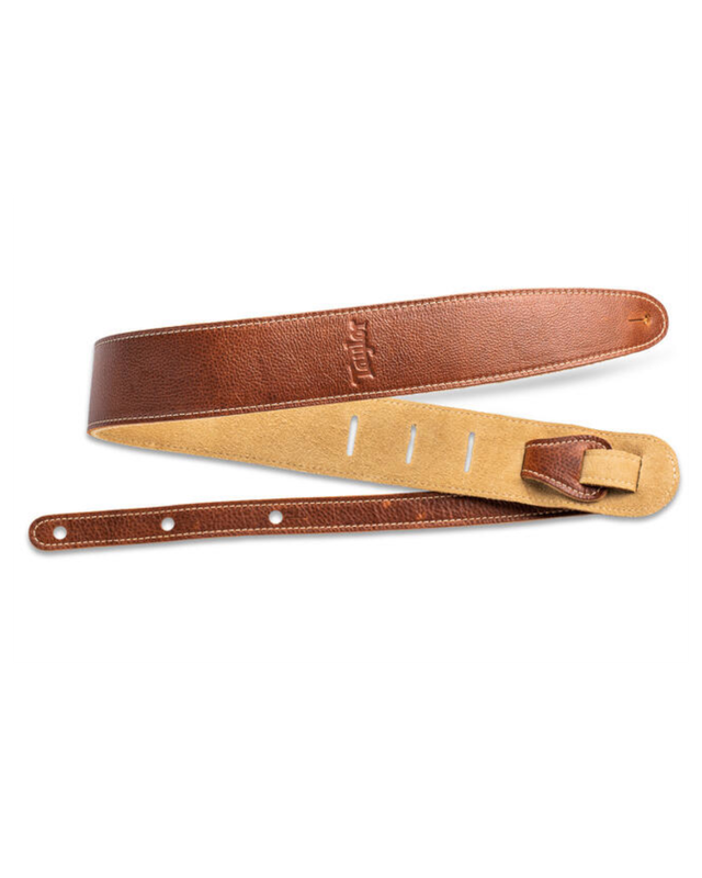 Taylor 2.5&quot; Leather Guitar Strap Medium Brown