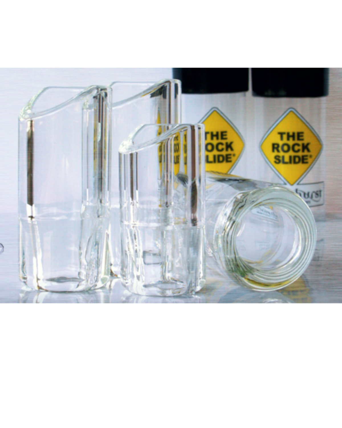 The Rock Slide Moulded Glass Slide - Clear - Large