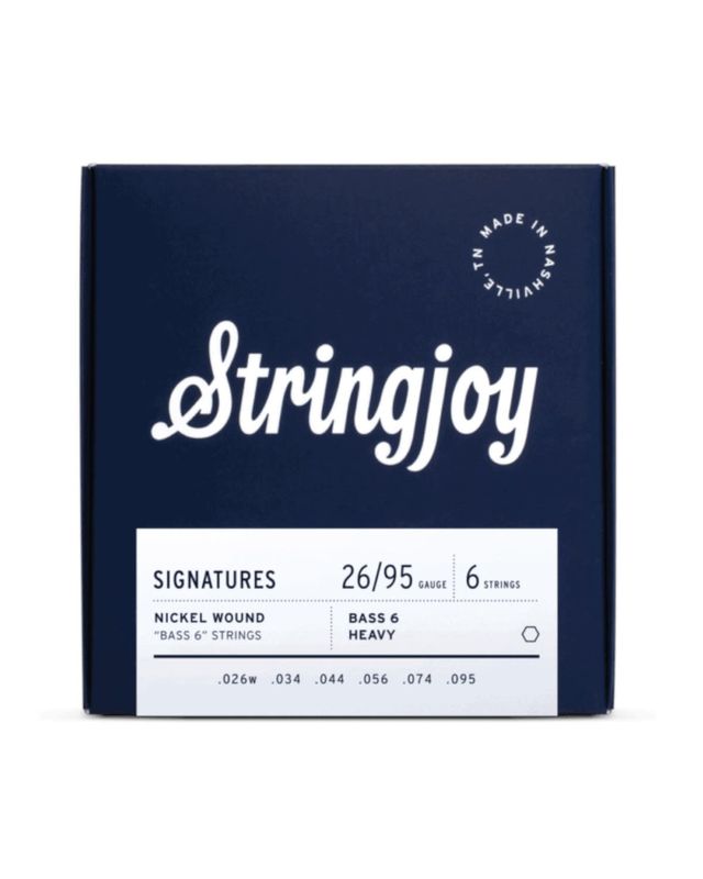 Stringjoy Signatures | Bass VI Balanced Heavy Gauge (26-95) Nickel Wound Guitar Strings