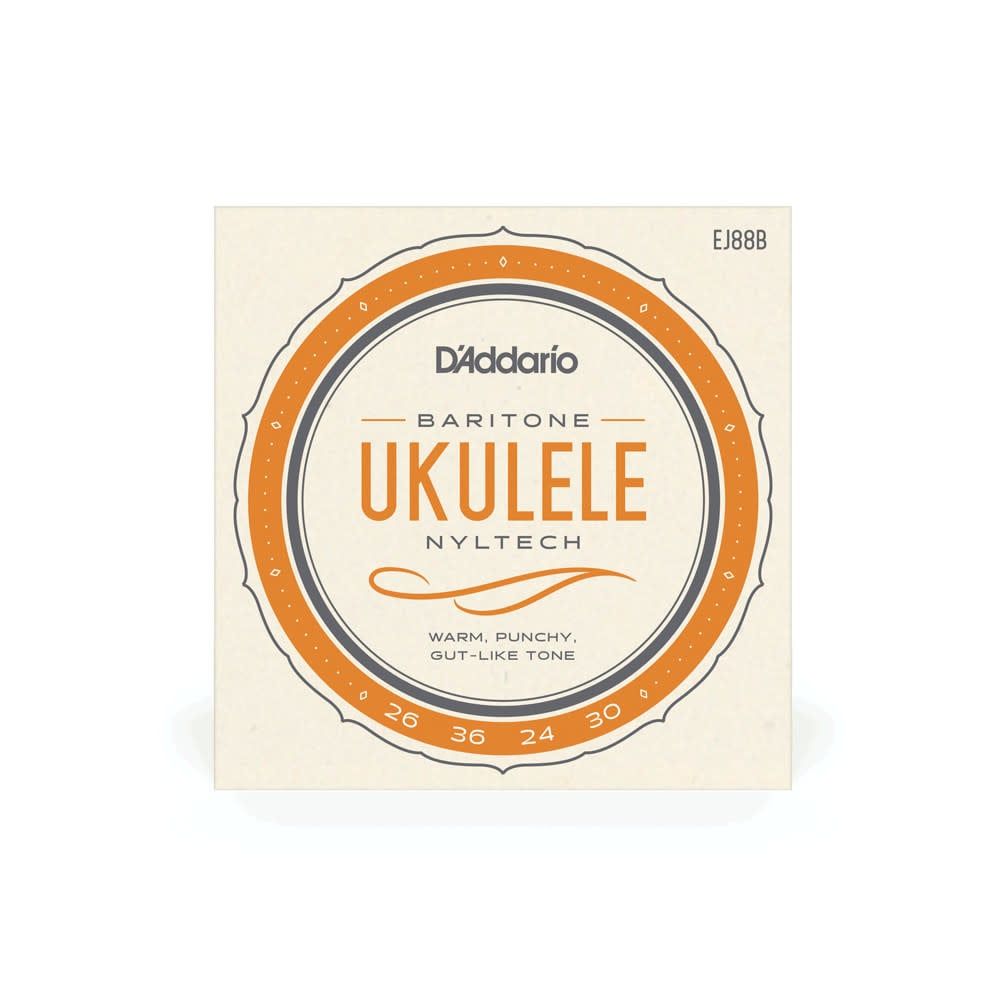 D'Addario EJ88B Baritone Ukulele Nyltech Strings