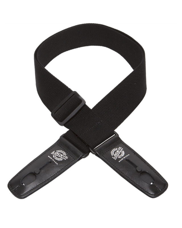 Lock-It Straps classic cotton series Black