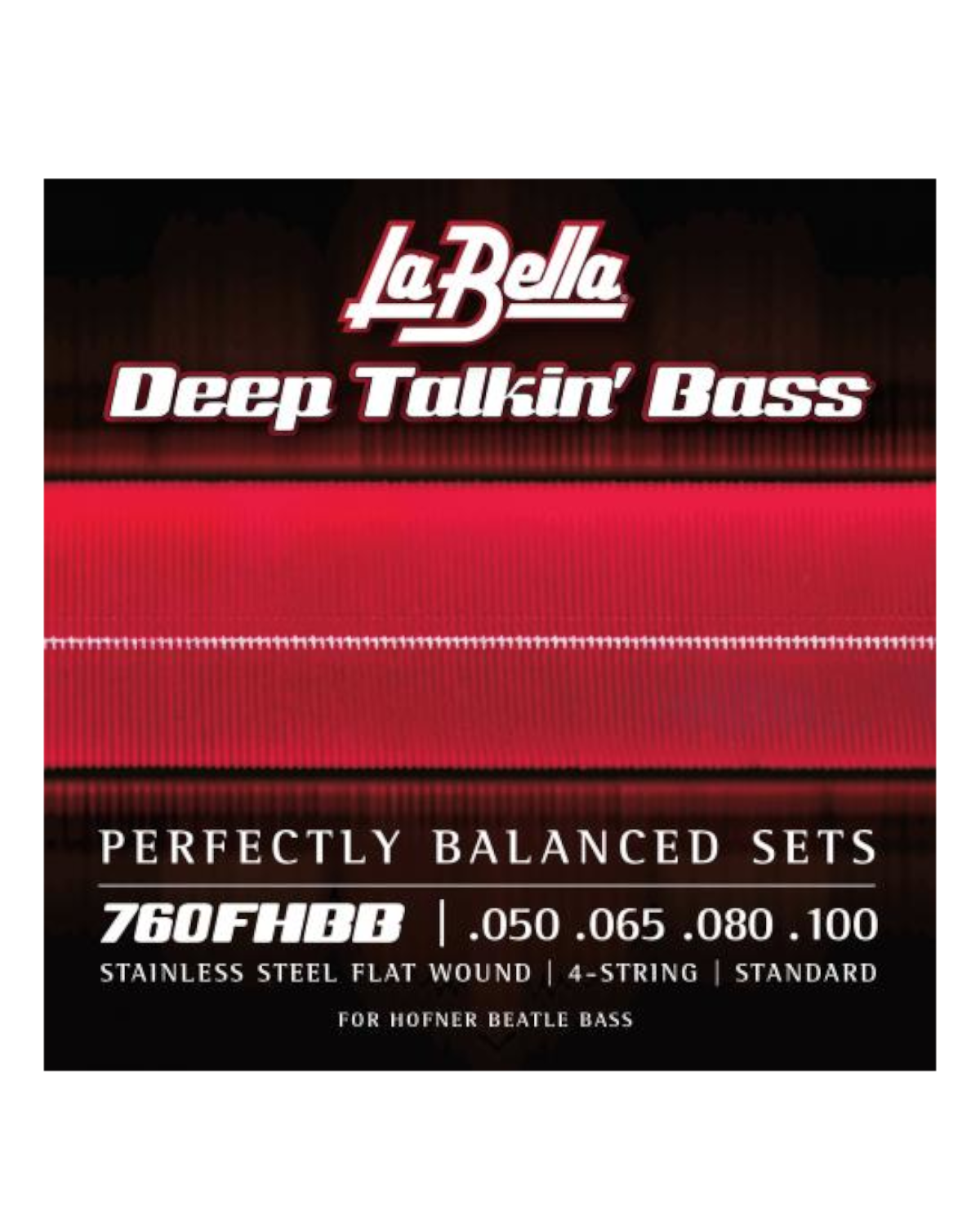 LaBella LABELLA BEATLE BASS FLAT WOUND SET 50-100