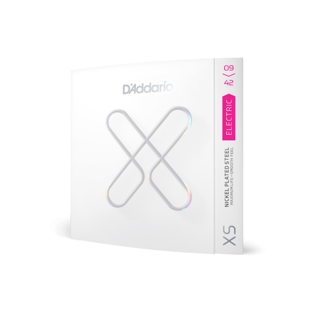 D&#39;Addario XS Nickel Coated Electric Guitar Strings, 9-42 Super Light