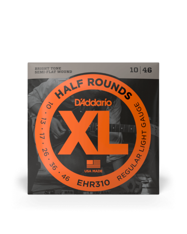 D&#39;Addario EHR310 10-46 Regular Light, XL Half Rounds Electric Guitar Strings